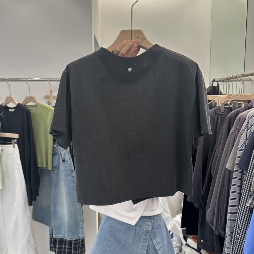 RIVER RAIN直郵韓國代購㊣女裝新款推薦25春夏熱賣休閑T恤RIVER RAINT恤