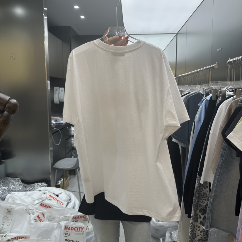 MADCITY韓國直郵㊣女裝新品25春夏休閑職業人氣推薦熱賣T恤MADCITYT恤