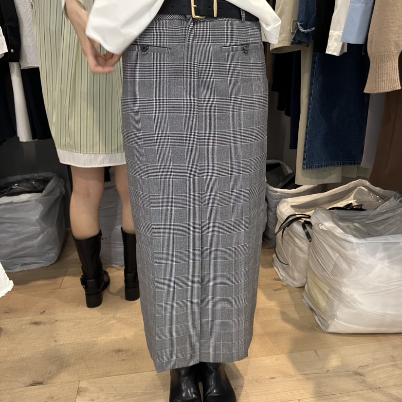 FLAMME TOIT韓國直郵㊣女裝新款時尚推薦25春夏長裙不含腰帶FLAMME TOIT長裙