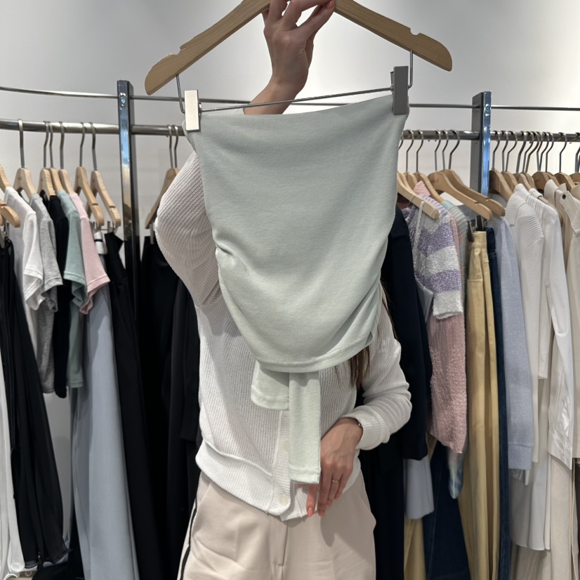 HABLE直郵韓國代購㊣女裝新品25春夏時尚熱賣職業人氣長袖T恤HABLE長袖T恤