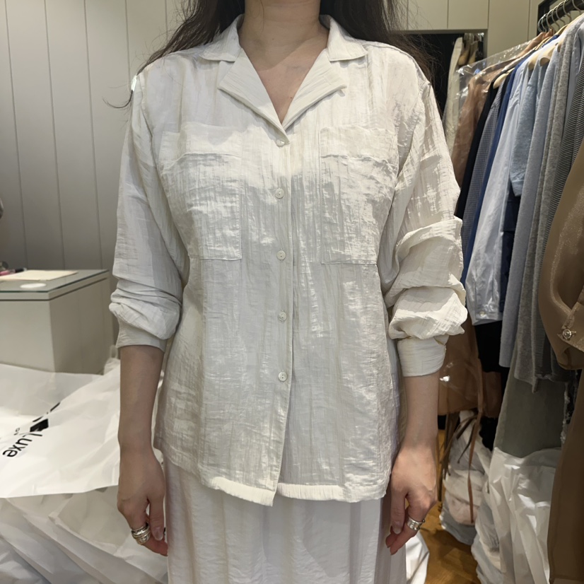 ARC直郵韓國代購㊣女裝新款職業熱賣休閑推薦25春夏襯衫蕾絲衫ARC EN CIEL襯衫/蕾絲衫圖色2