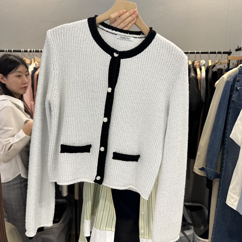FLAMME TOIT韓國㊣直郵東大門代購女裝新品推薦休閑針織衫FLAMME TOIT針織衫
