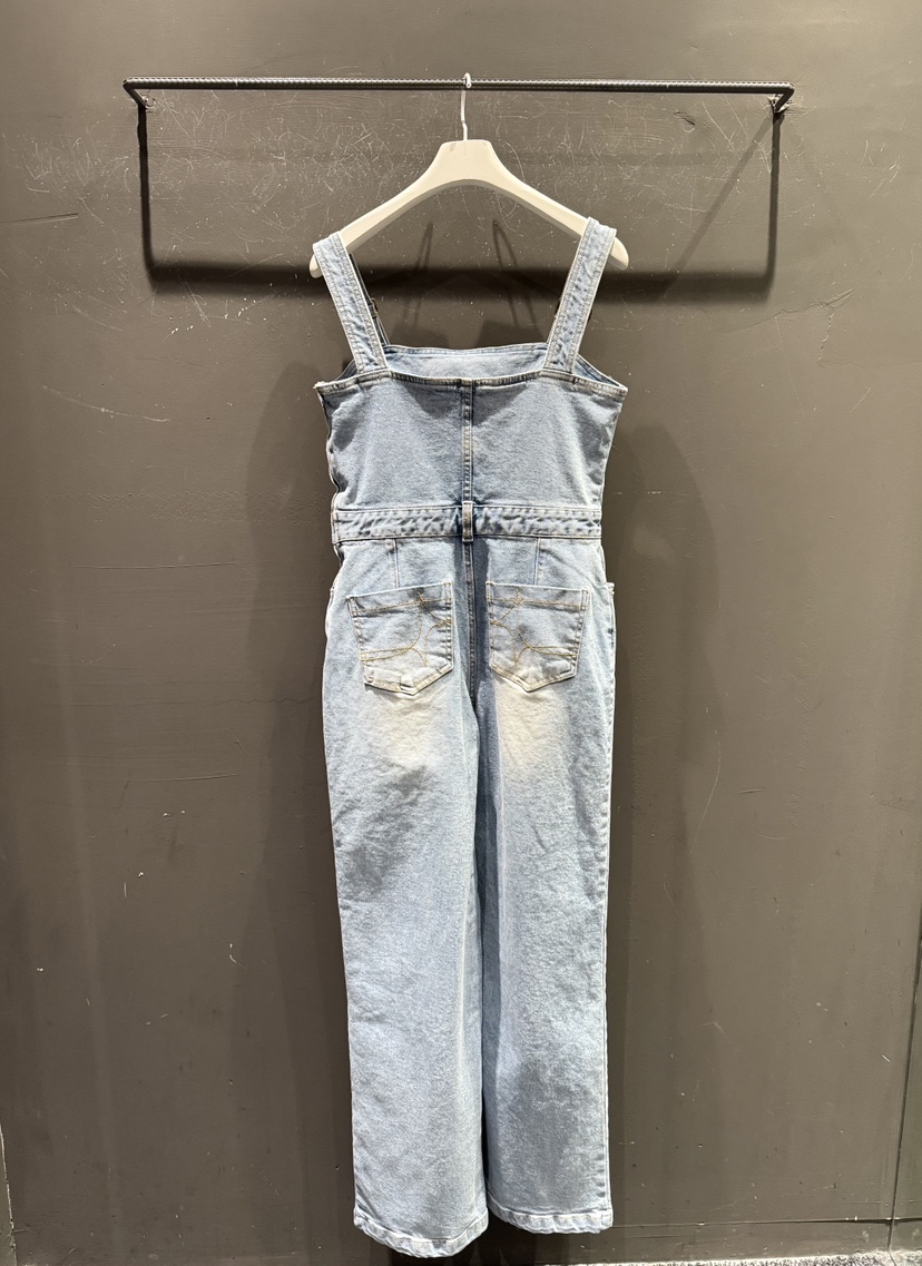 GATELESS韓國直郵女士新款真品25春夏熱賣人氣背帶褲工裝褲GATELESS背帶褲