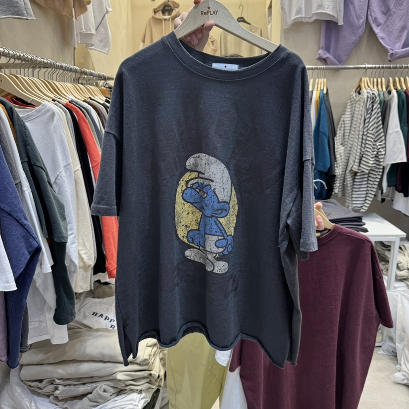 REPLAY東大門實拍女裝新品時尚職業人氣25春夏休閑真品熱賣T恤REPLAYT恤圖色3