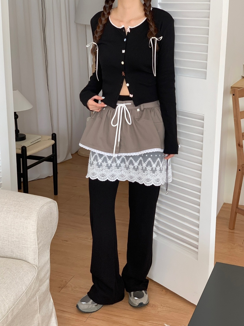 MORE THAN-P東大門代購女士新款推薦休閑25春夏職業熱賣裙褲MORE THAN裙褲