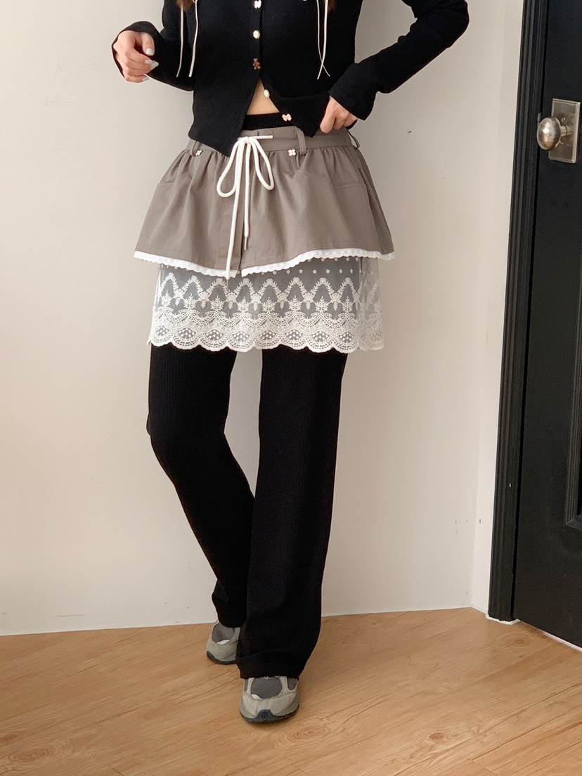 MORE THAN-P東大門代購女士新款推薦休閑25春夏職業熱賣裙褲MORE THAN裙褲