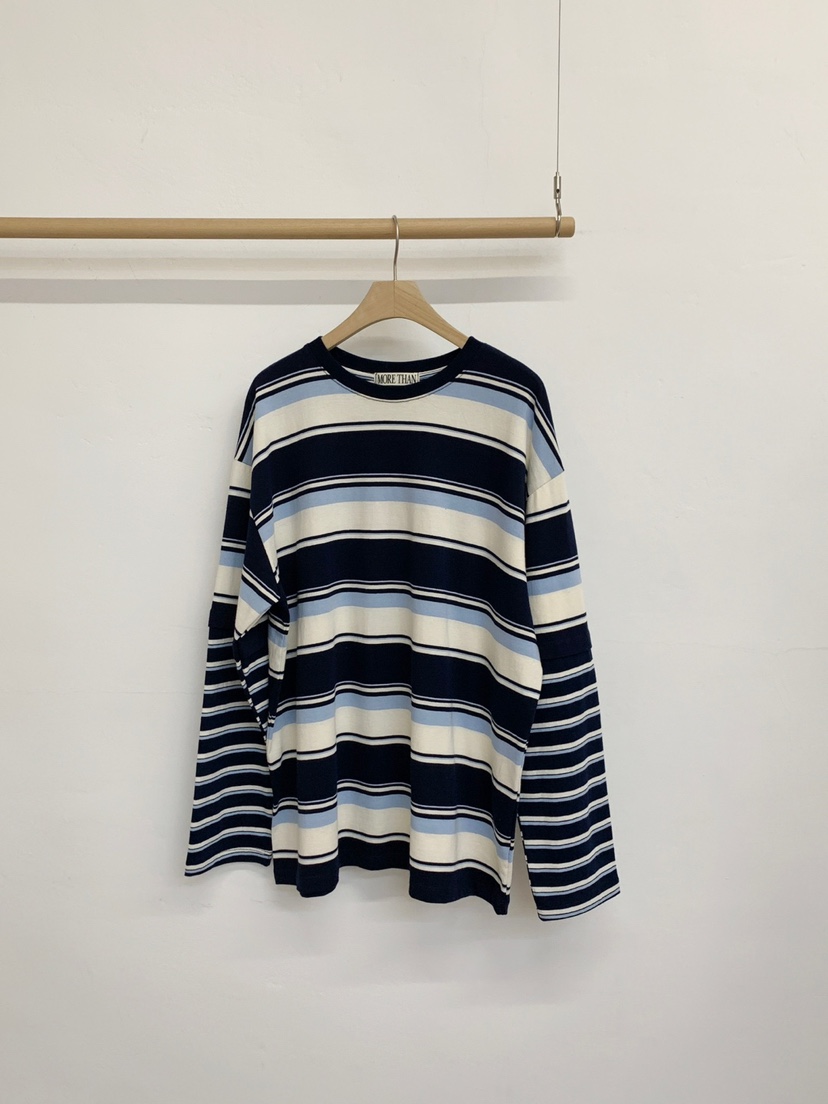 MORE THAN-P東大門直郵女裝新品25春夏職業時尚熱賣長袖T恤MORE THAN長袖T恤圖色2