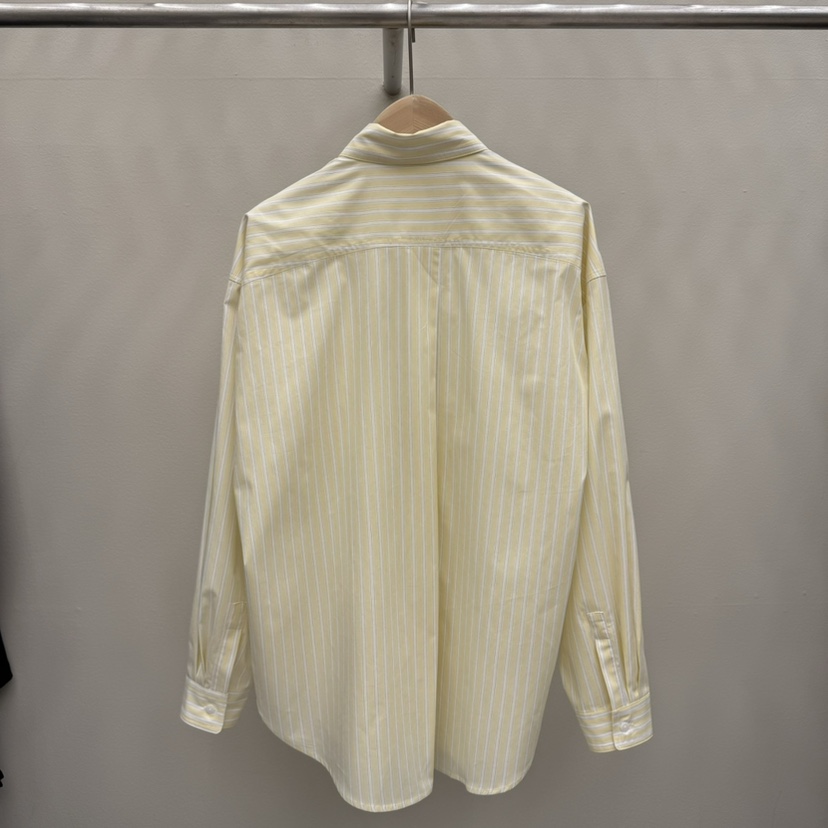 EOOB/LAMEREI東大門實拍女裝新品真品推薦25春夏襯衫蕾絲衫條紋EOOB/LAMEREI襯衫/蕾絲衫