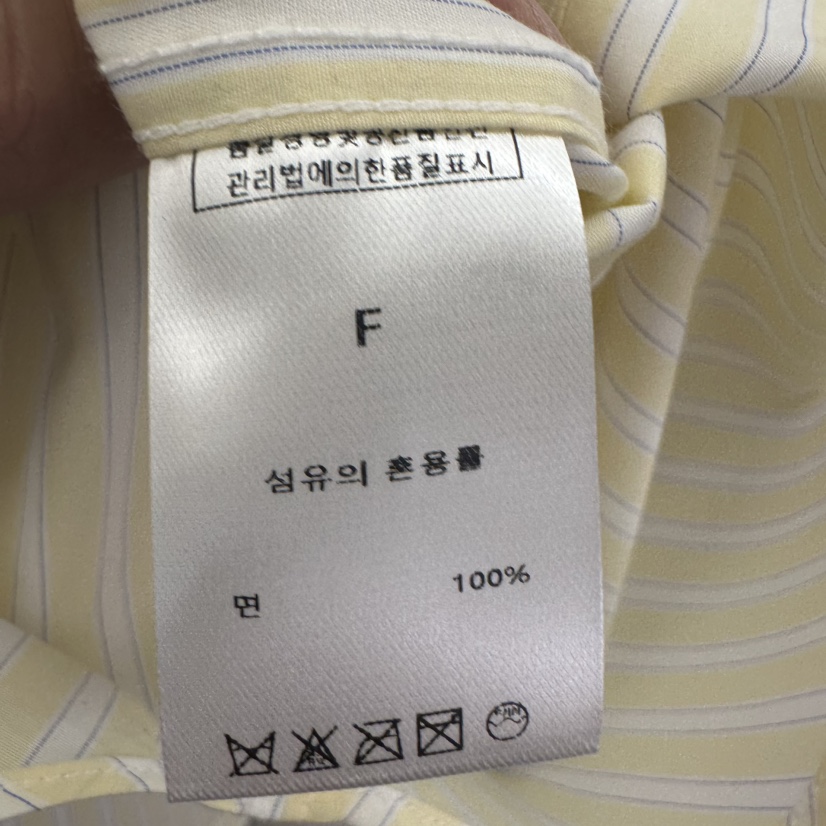 EOOB/LAMEREI東大門實拍女裝新品真品推薦25春夏襯衫蕾絲衫條紋EOOB/LAMEREI襯衫/蕾絲衫