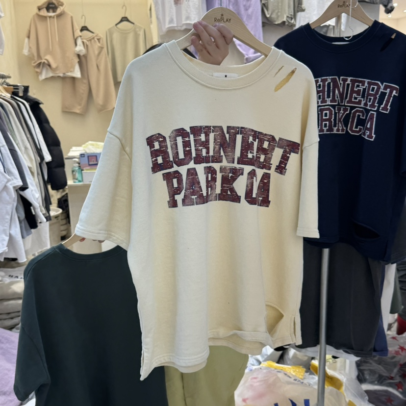 REPLAY東大門實拍女裝新品職業真品推薦休閑時尚人氣25春夏T恤REPLAYT恤圖色2