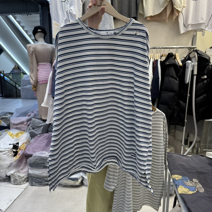 REPLAY東大門直郵女士新品25春夏人氣休閑職業熱賣時尚推薦T恤REPLAYT恤圖色2