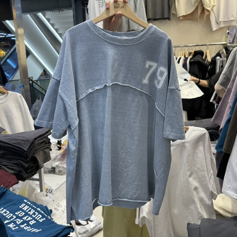 REPLAY韓國直郵女士新款職業時尚真品休閑推薦25春夏熱賣T恤REPLAYT恤圖色2