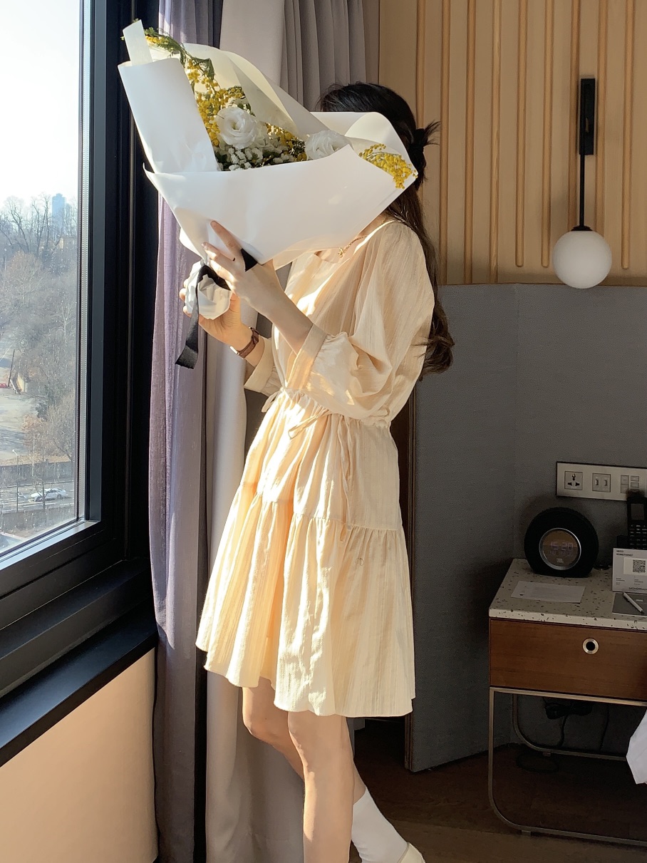 CEREAL韓國代購女裝新款推薦真品人氣熱賣25春夏職業連衣裙CEREAL連衣裙