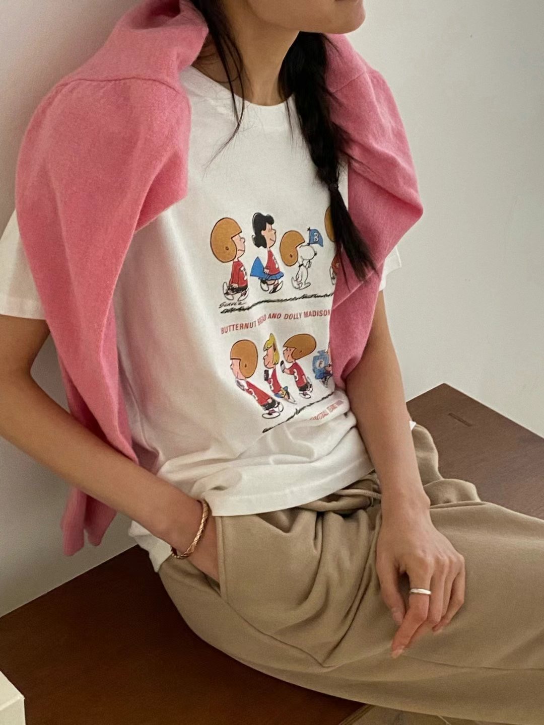 ANN DIANA-앤다이아나-T東大門實拍女裝新品真品25春夏T恤ANN DIANAT恤