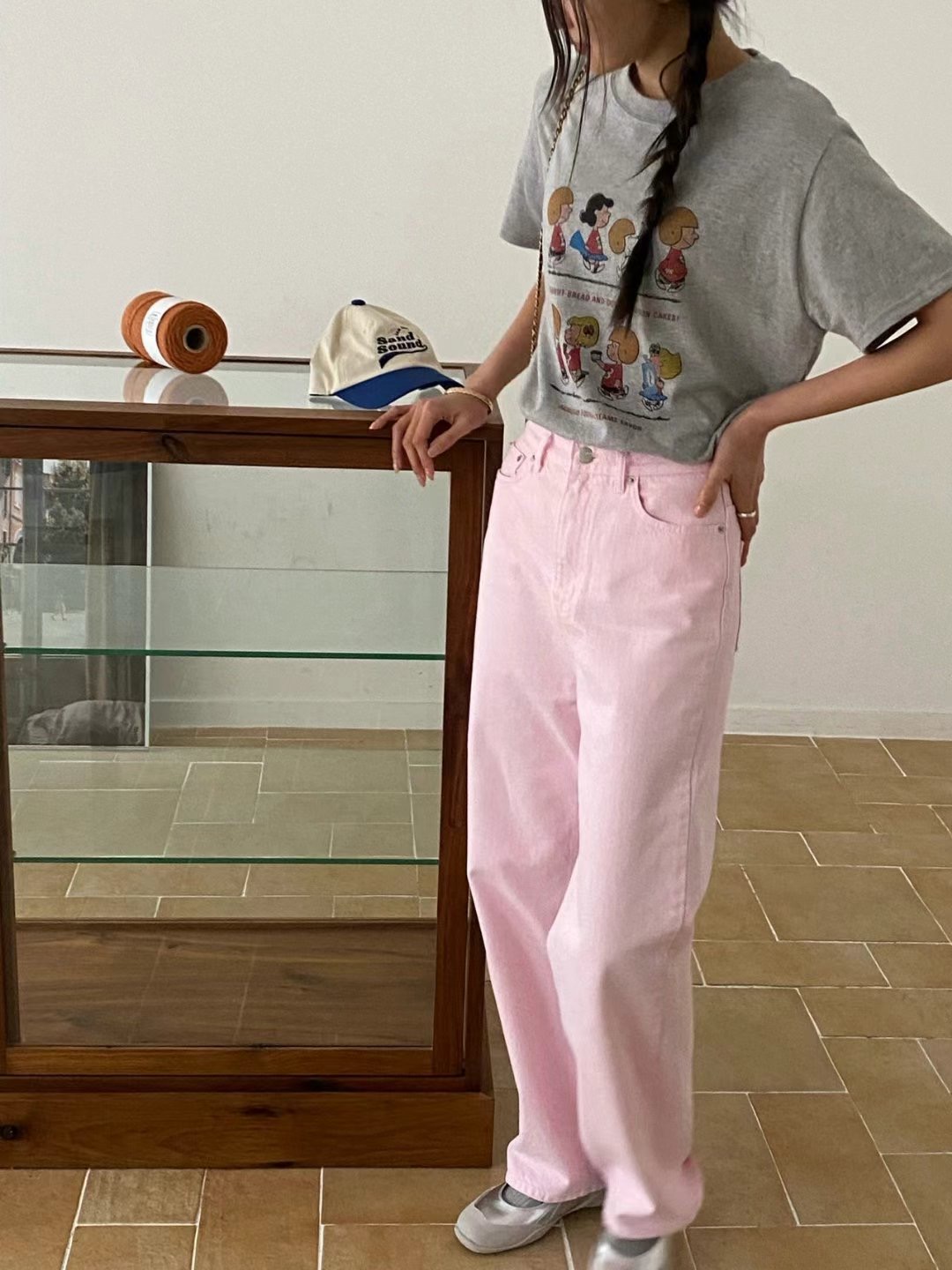 ANN DIANA-앤다이아나-T東大門實拍女裝新品真品25春夏T恤ANN DIANAT恤