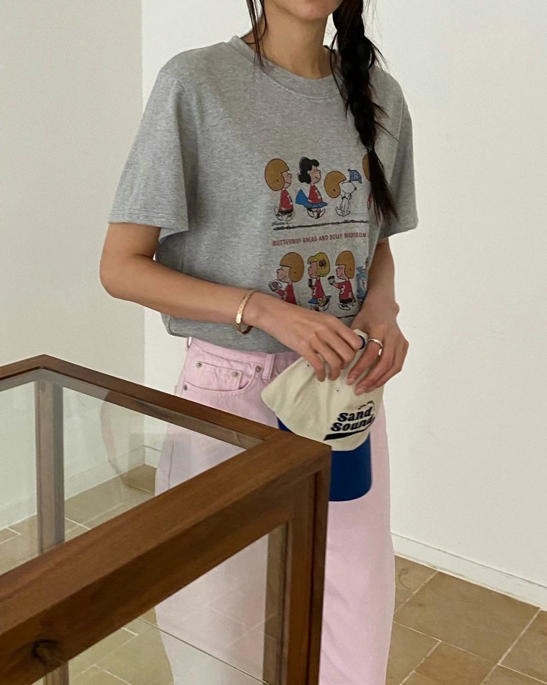 ANN DIANA-앤다이아나-T東大門實拍女裝新品真品25春夏T恤ANN DIANAT恤