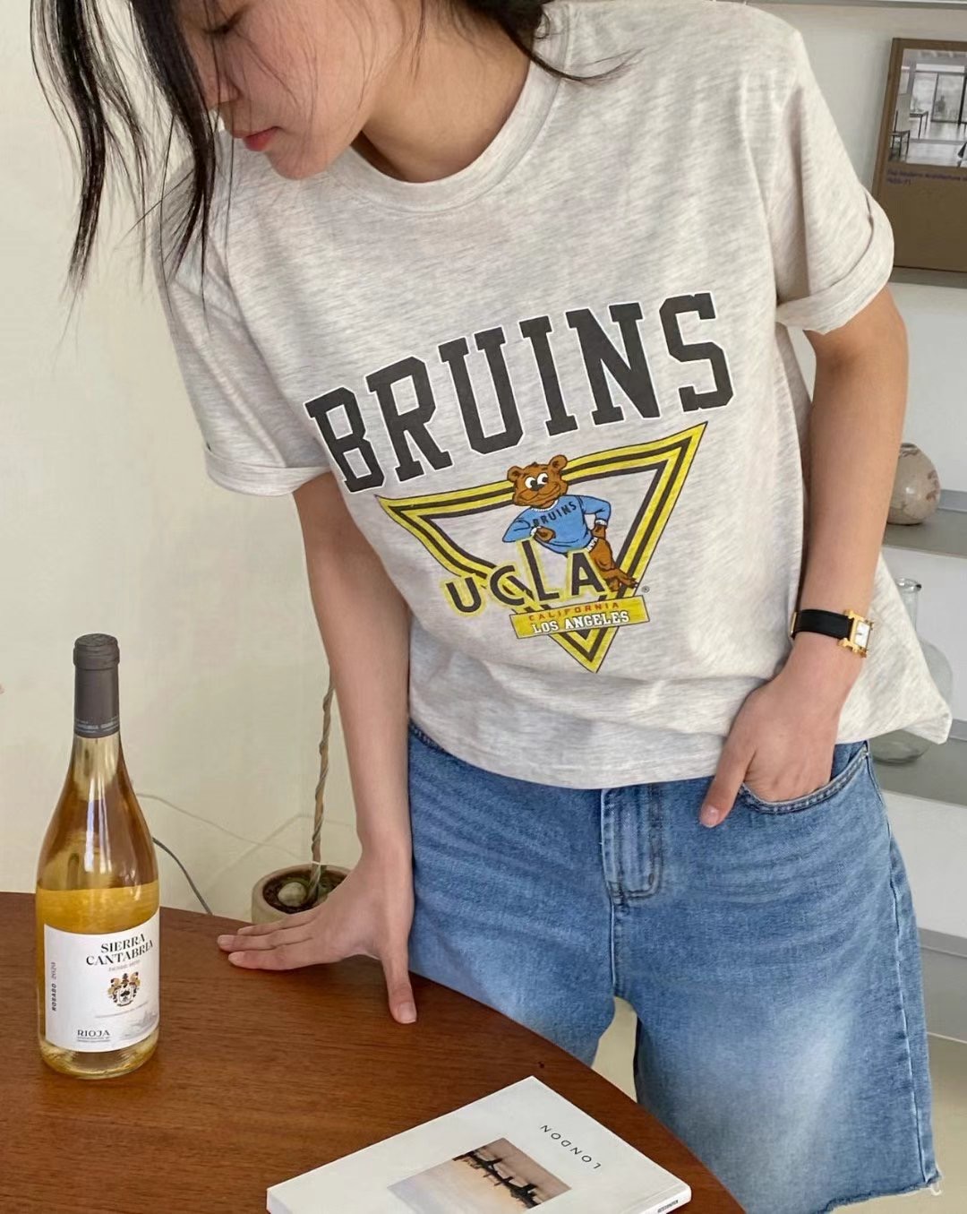 ANN DIANA-앤다이아나-T東大門實拍女裝新款職業真品T恤ANN DIANAT恤
