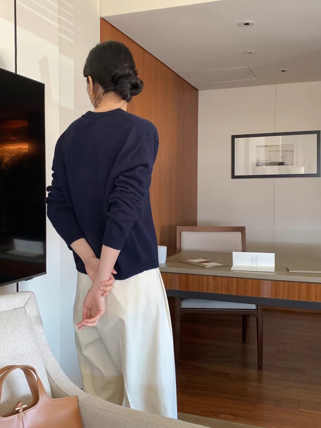 RING OF NOI韓國直郵女裝新品職業25春夏推薦休閑時尚針織衫RING OF NOI針織衫