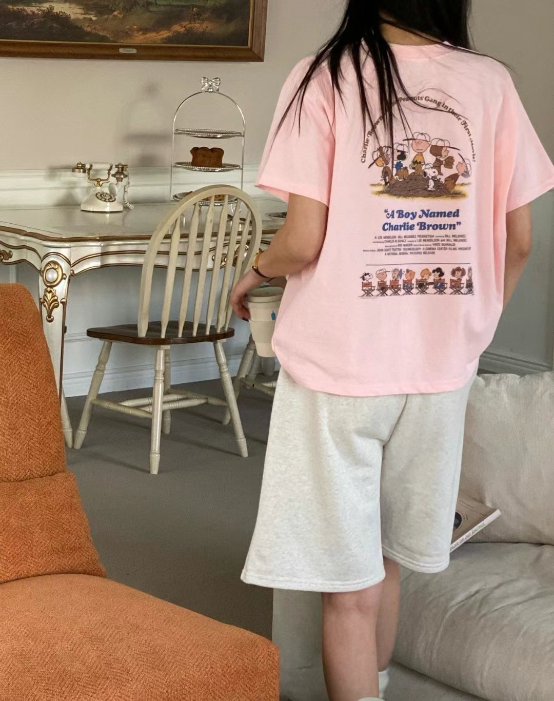 ANN DIANA-앤다이아나-T東大門直郵女士新品休閑人氣T恤ANN DIANAT恤