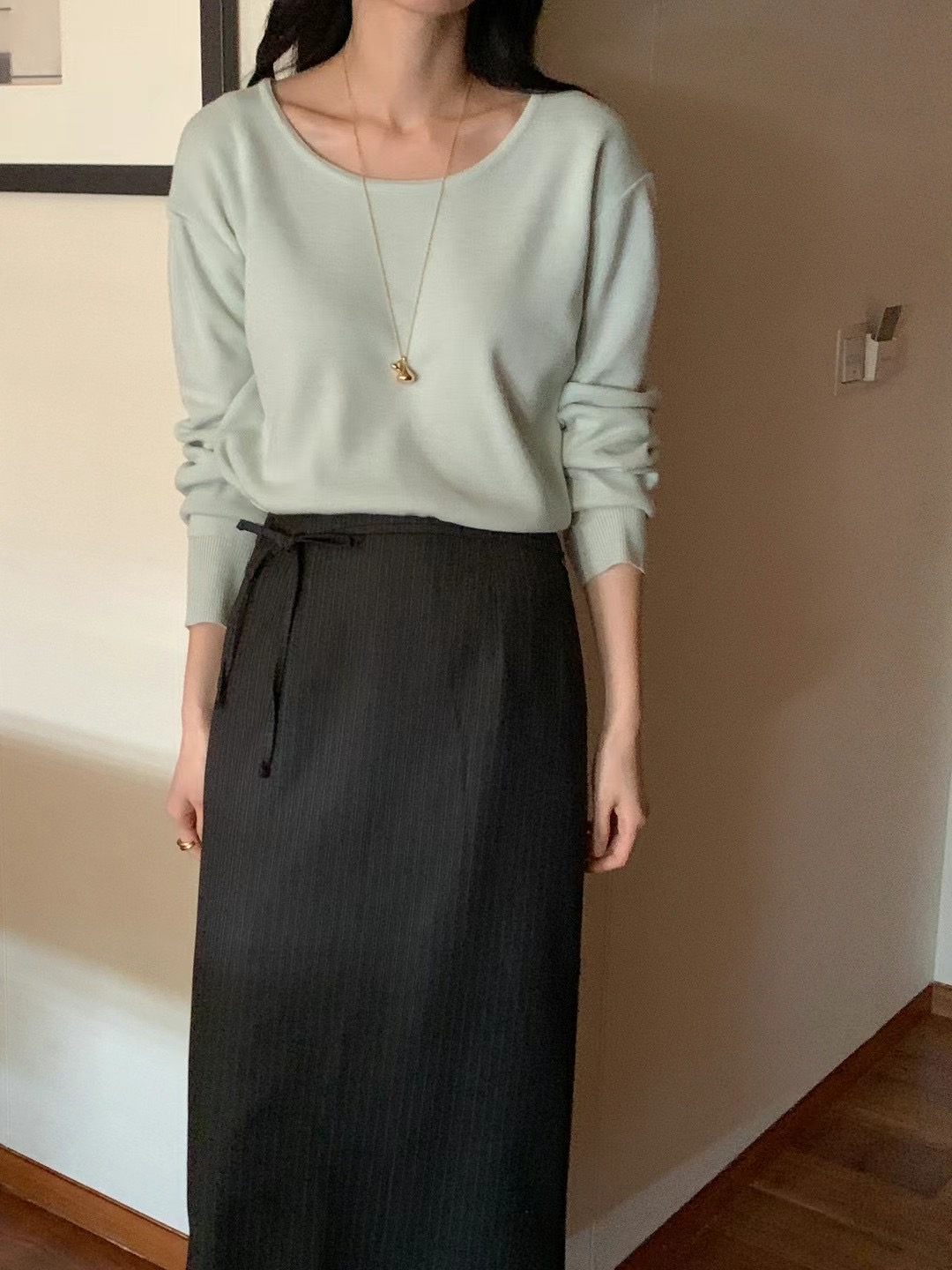 RING OF NOI韓國直郵女裝新品人氣推薦熱賣職業25春夏針織衫RING OF NOI針織衫