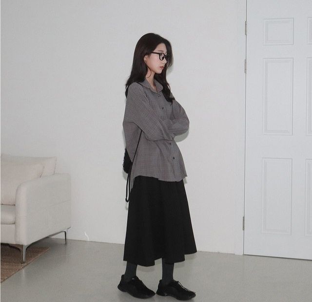 IF U-이퓨-T東大門直郵女士新品熱賣真品時尚職業休閑長裙IF U長裙