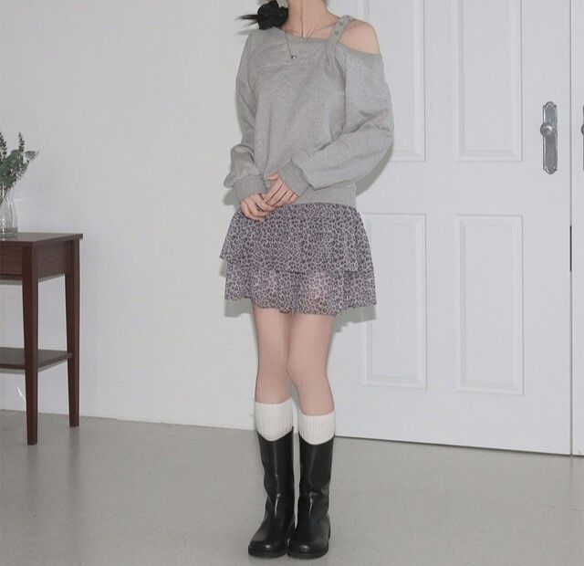 IF U-이퓨-T東大門實拍女士新款職業推薦25春夏真品短裙IF U短裙