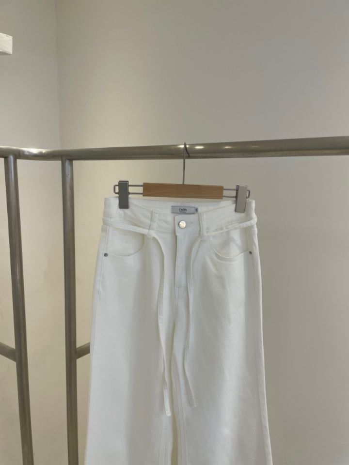 CALLIT東大門代購女士新品25春夏人氣推薦真品牛仔褲含腰繩CALLIT牛仔褲