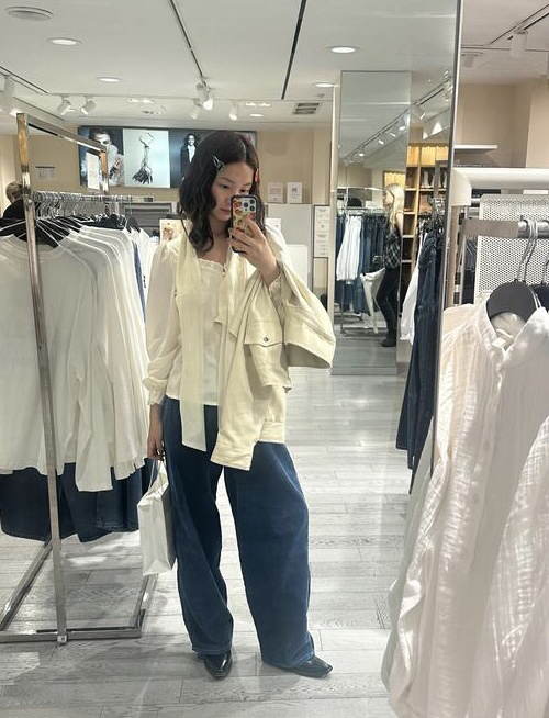 LETAILOR東大門實拍女士新款休閑25春夏真品時尚襯衫蕾絲衫LETAILOR襯衫/蕾絲衫