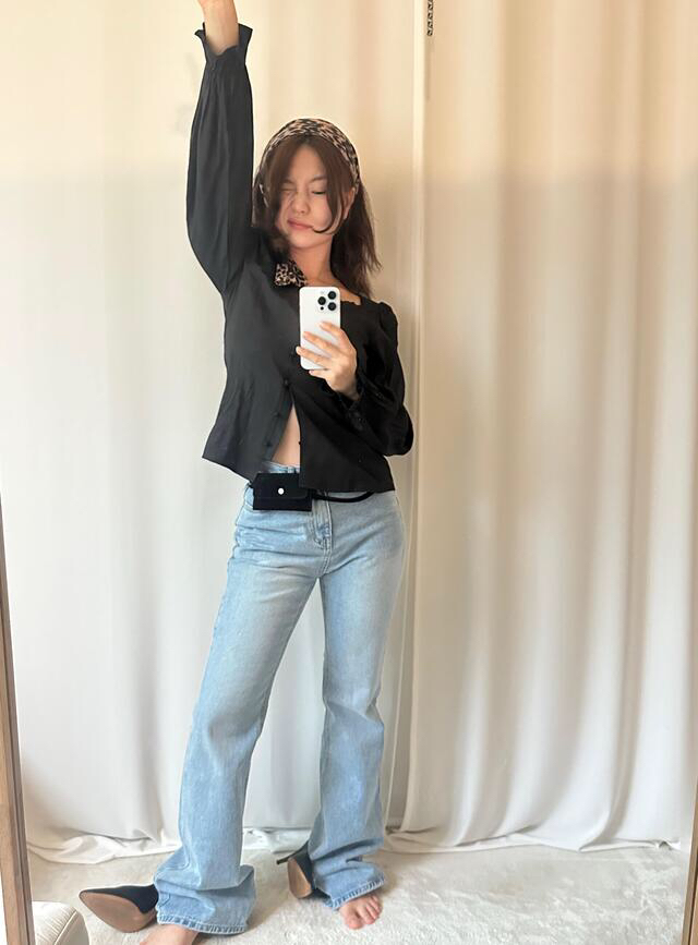 LETAILOR東大門實拍女士新款休閑25春夏真品時尚襯衫蕾絲衫LETAILOR襯衫/蕾絲衫