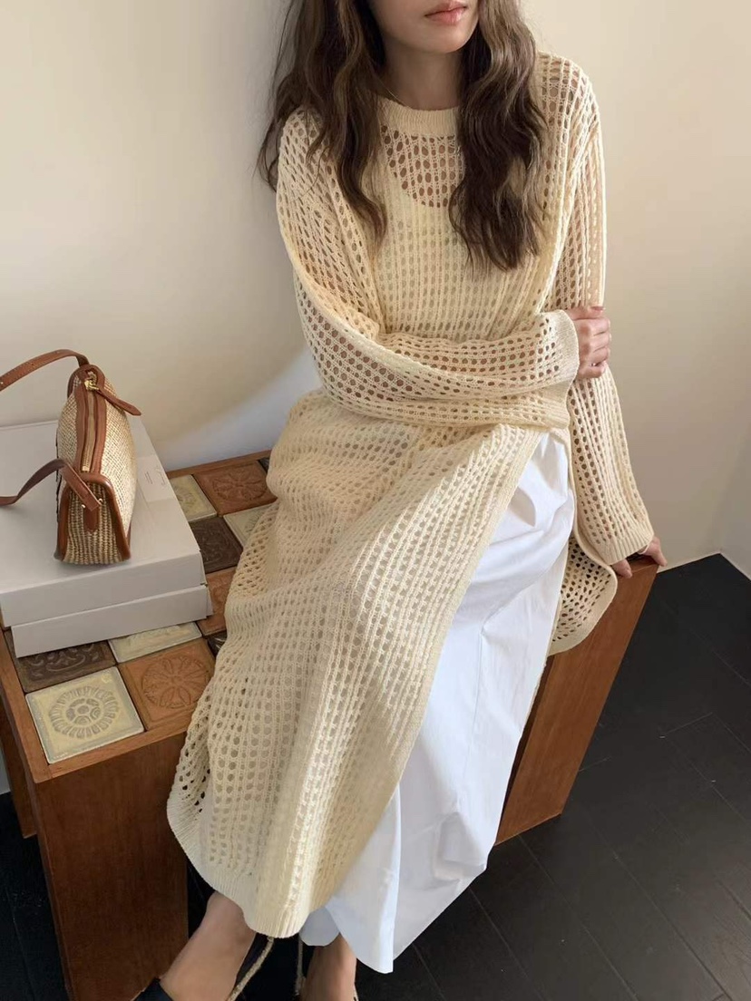 CRONG東大門實拍女裝新款時尚25春夏職業推薦熱賣連衣裙雙面CRONG連衣裙