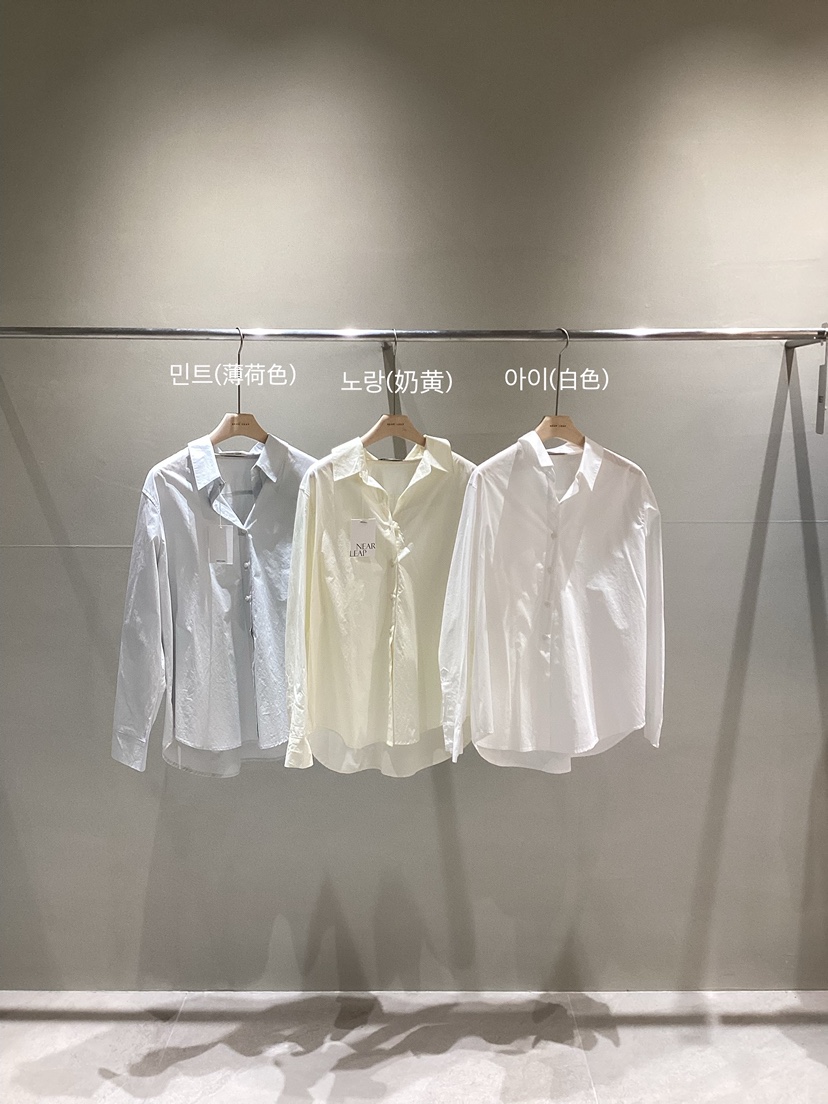 NEAR LEAP-P韓國直郵女裝新品休閑時尚真品25春夏襯衫蕾絲衫NEAR LEAP襯衫/蕾絲衫