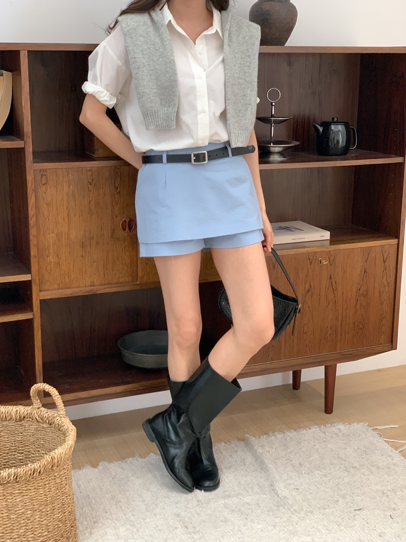 FRILL-T韓國代購女裝新款職業人氣休閑真品時尚25春夏裙褲FRILL-T裙褲