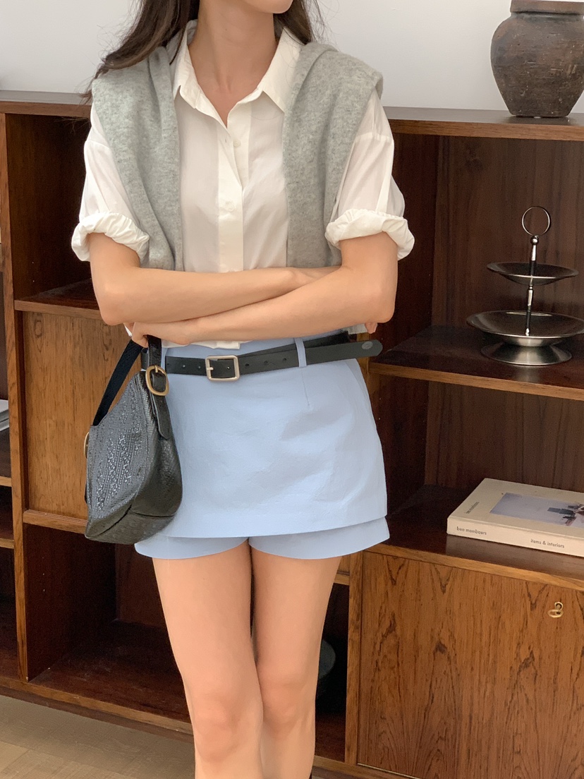 FRILL-T韓國代購女裝新款職業人氣休閑真品時尚25春夏裙褲FRILL-T裙褲