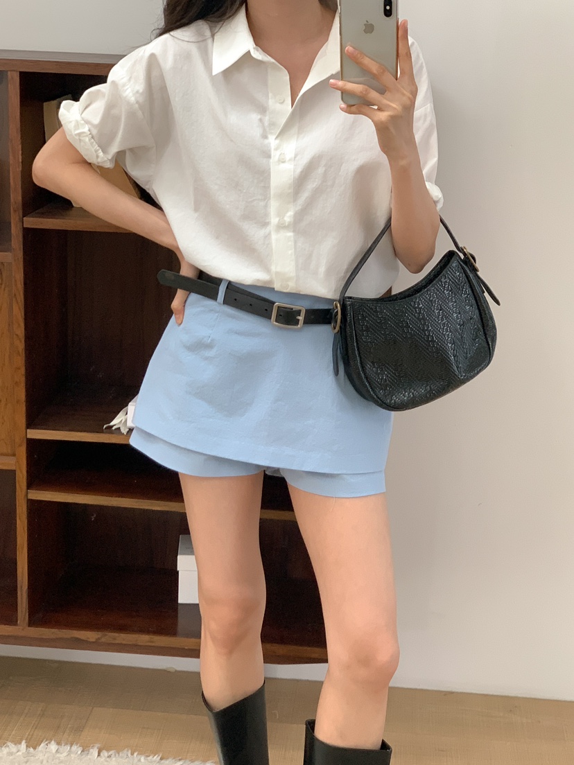 FRILL-T韓國代購女裝新款職業人氣休閑真品時尚25春夏裙褲FRILL-T裙褲