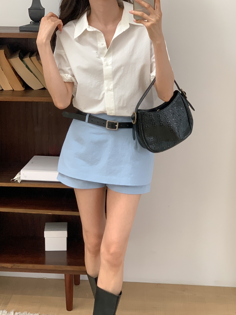 FRILL-T韓國代購女裝新款職業人氣休閑真品時尚25春夏裙褲FRILL-T裙褲