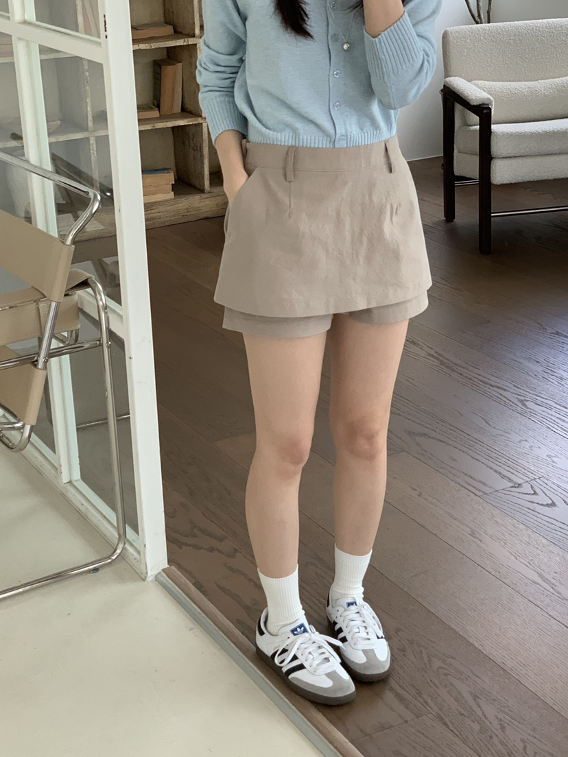 FRILL-T韓國代購女裝新款職業人氣休閑真品時尚25春夏裙褲FRILL-T裙褲