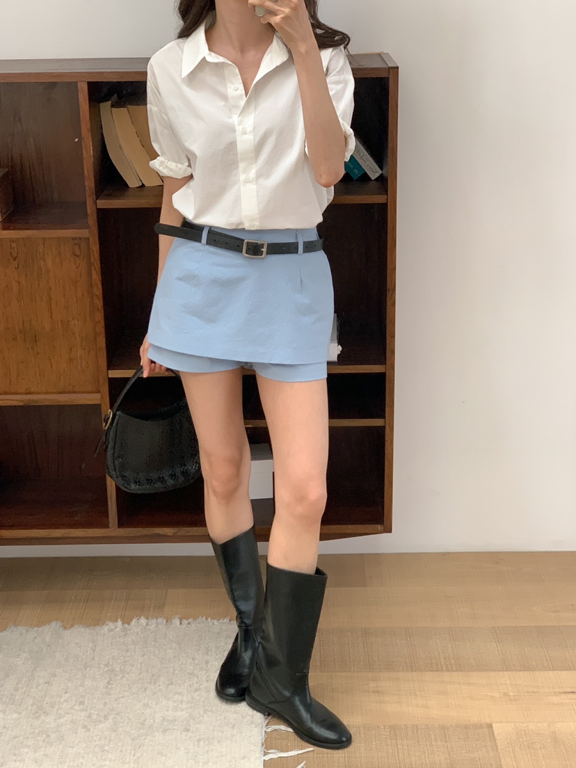 FRILL-T韓國代購女裝新款職業人氣休閑真品時尚25春夏裙褲FRILL-T裙褲