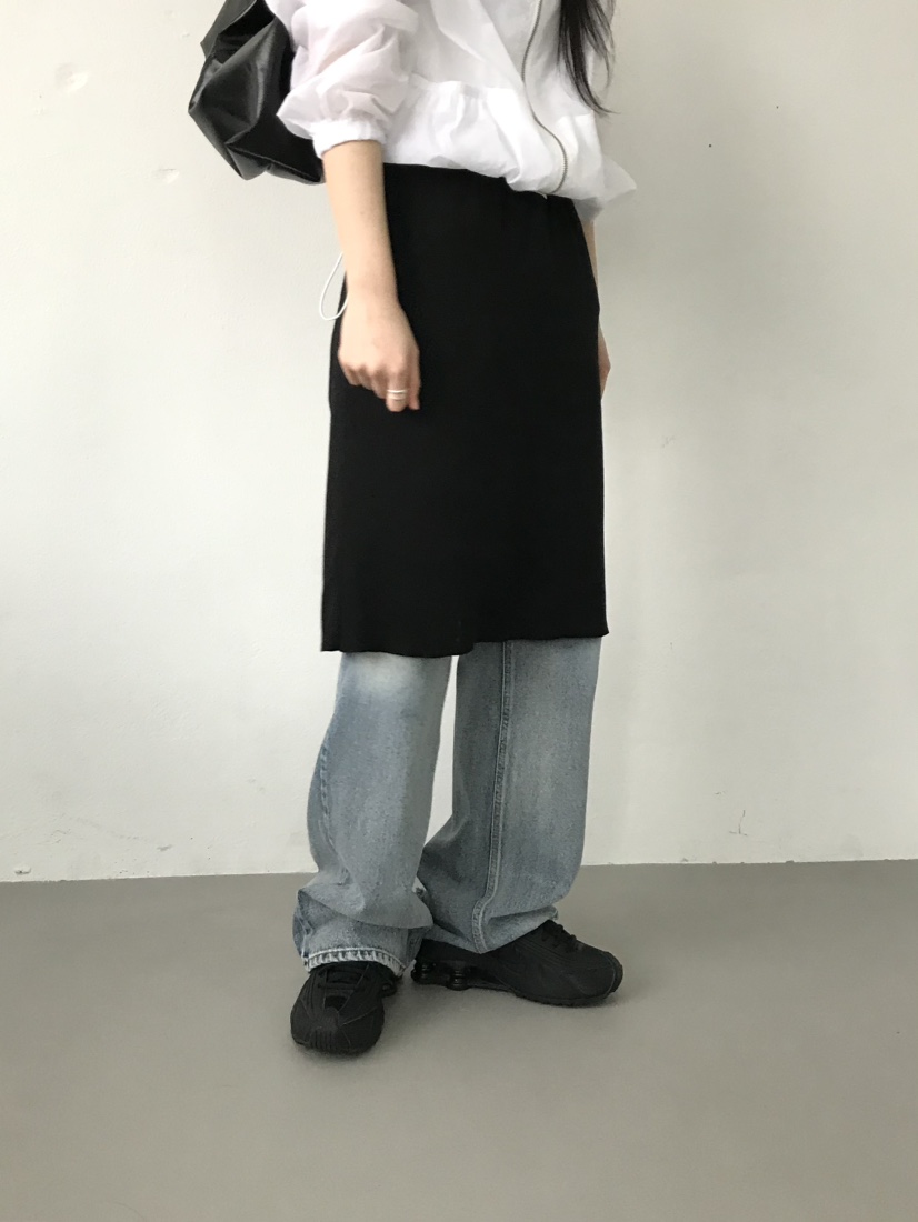 ESCHER韓國代購女裝新款25春夏熱賣推薦休閑職業半身裙中短裙ESCHER半身裙/中短裙
