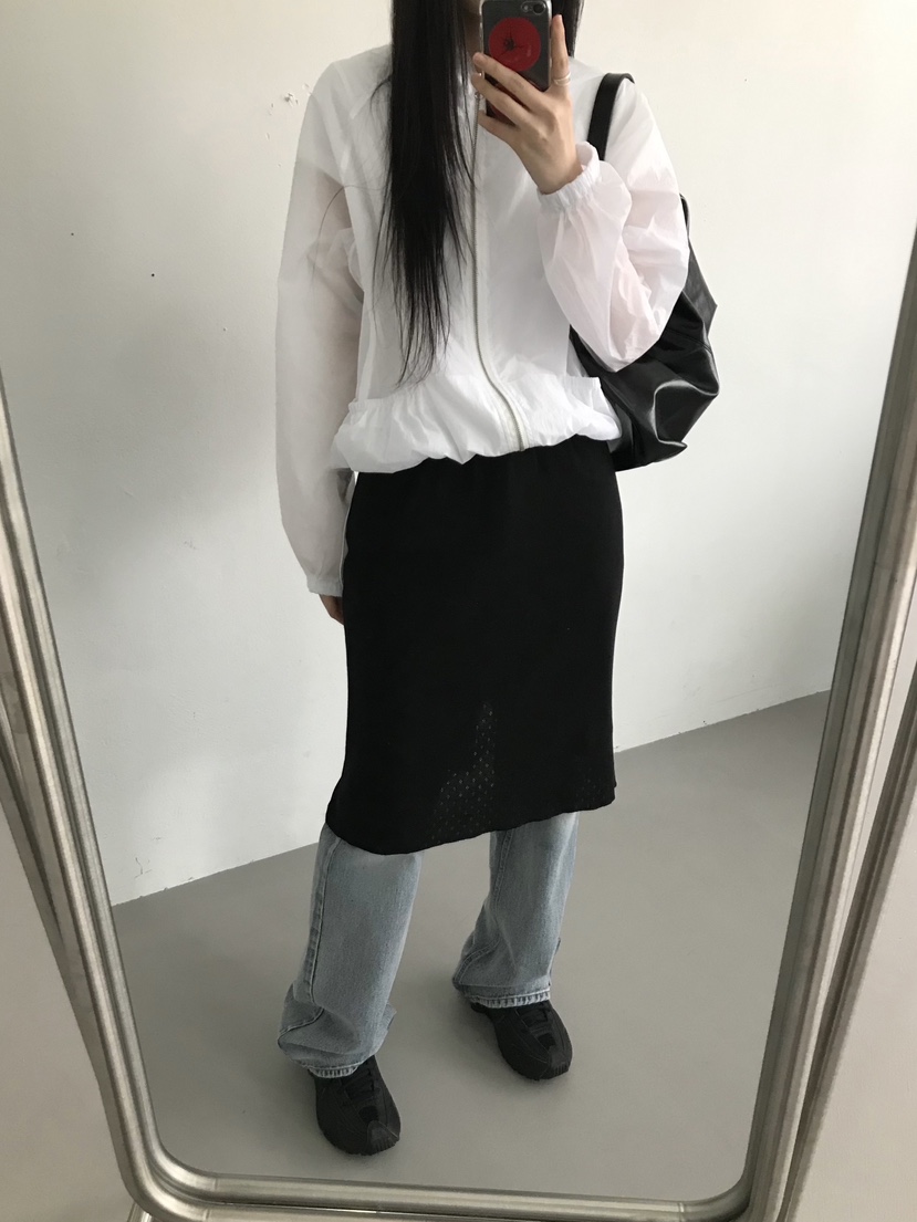 ESCHER韓國代購女裝新款25春夏熱賣推薦休閑職業半身裙中短裙ESCHER半身裙/中短裙