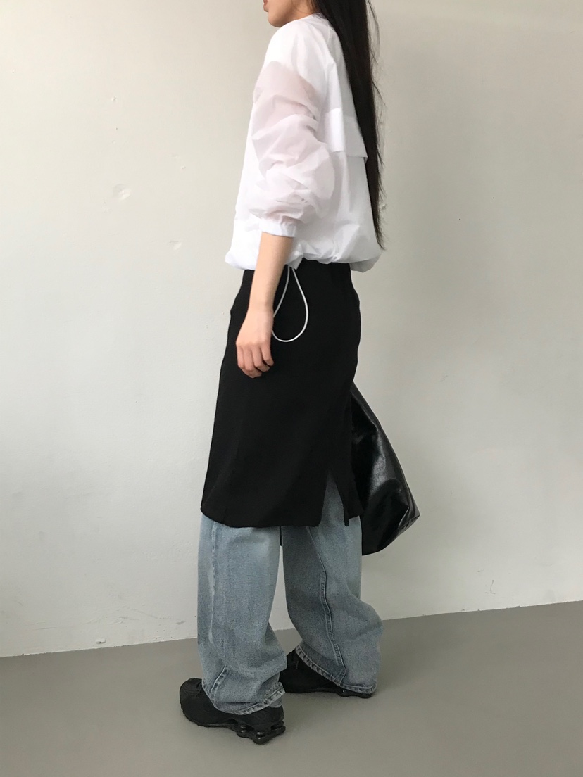 ESCHER韓國代購女裝新款25春夏熱賣推薦休閑職業半身裙中短裙ESCHER半身裙/中短裙