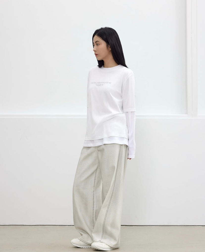 LE-PPL韓國直郵女士新品人氣25春夏職業真品時尚牛仔褲復古LE-PPL牛仔褲