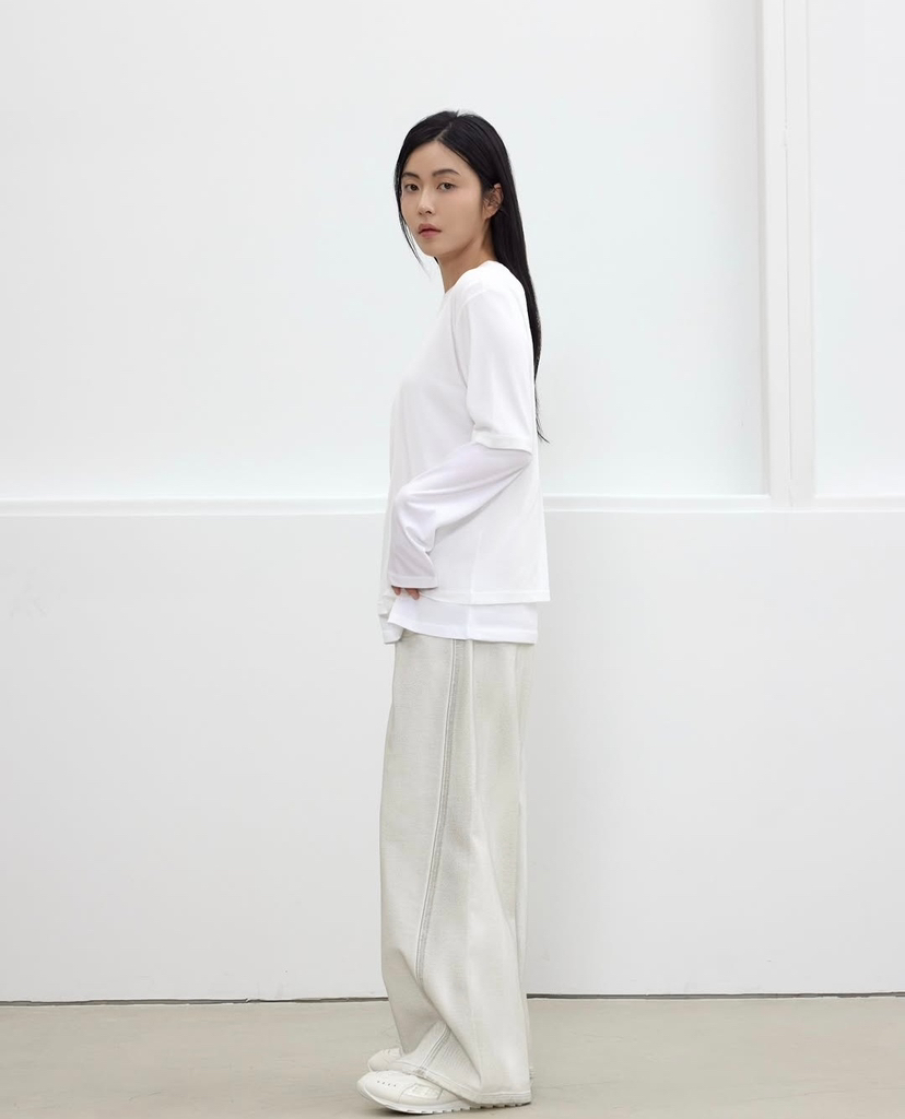 LE-PPL韓國直郵女士新品人氣25春夏職業真品時尚牛仔褲復古LE-PPL牛仔褲
