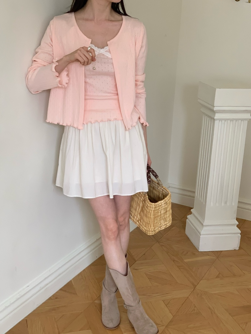 FRILL-T東大門代購女裝新品真品人氣休閑熱賣套裝套裝開衫FRILL-T套裝