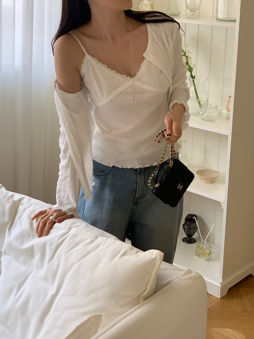 FRILL-T東大門代購女裝新品真品人氣休閑熱賣套裝套裝開衫FRILL-T套裝