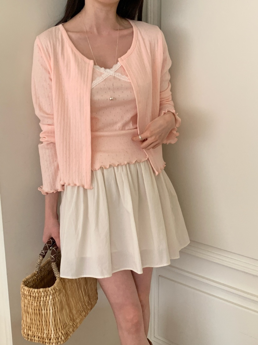 FRILL-T東大門代購女裝新品真品人氣休閑熱賣套裝套裝開衫FRILL-T套裝