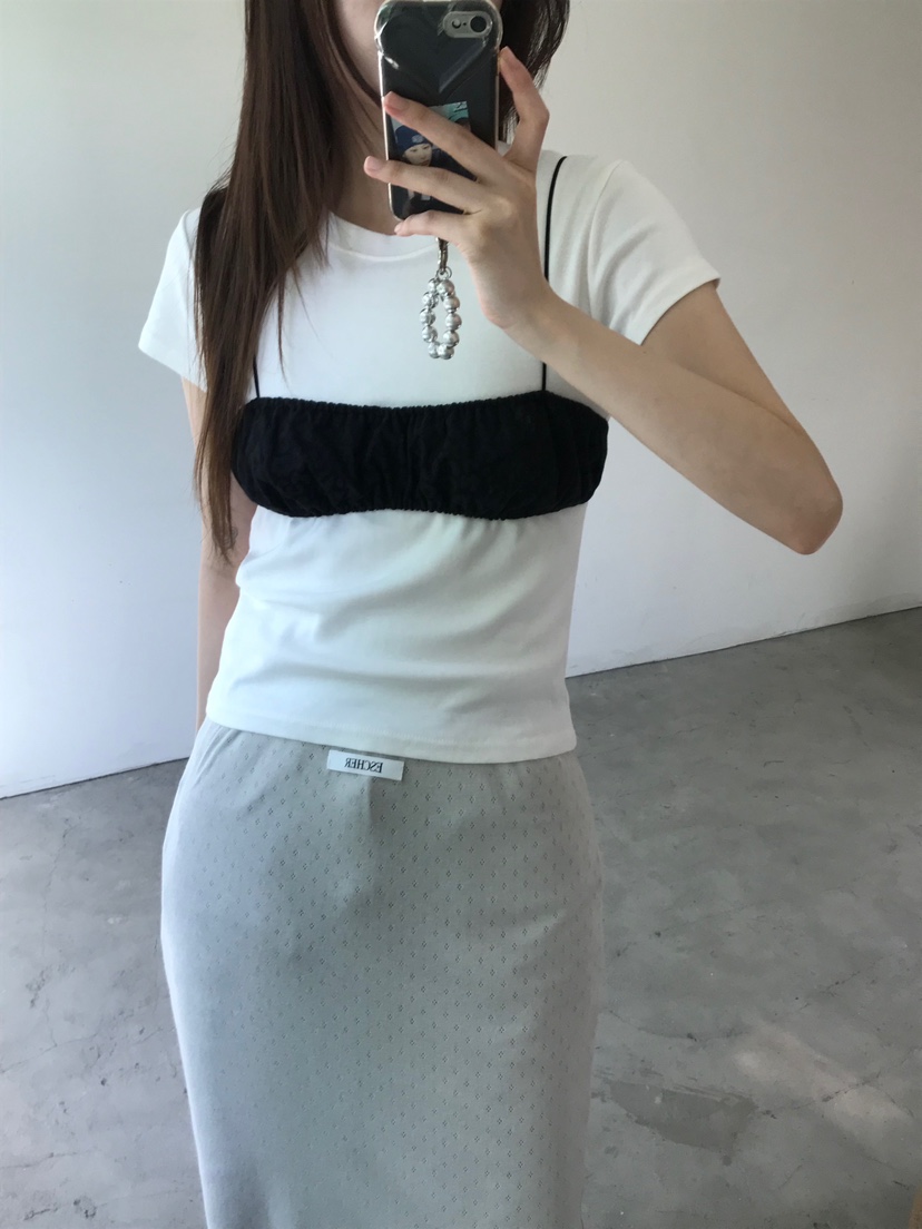 ESCHER東大門代購女裝新款休閑熱賣時尚25春夏推薦吊帶背心ESCHER吊帶/背心