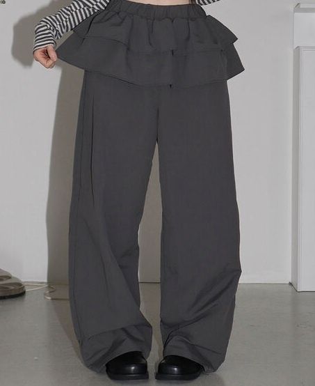 IF U-이퓨-T東大門代購女裝新品職業25春夏推薦熱賣休閑褲IF U休閑褲