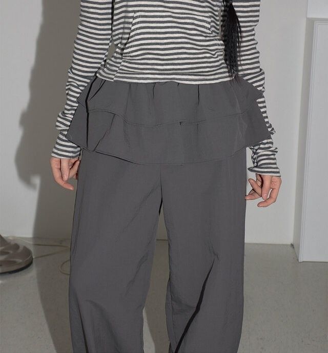 IF U-이퓨-T東大門代購女裝新品職業25春夏推薦熱賣休閑褲IF U休閑褲