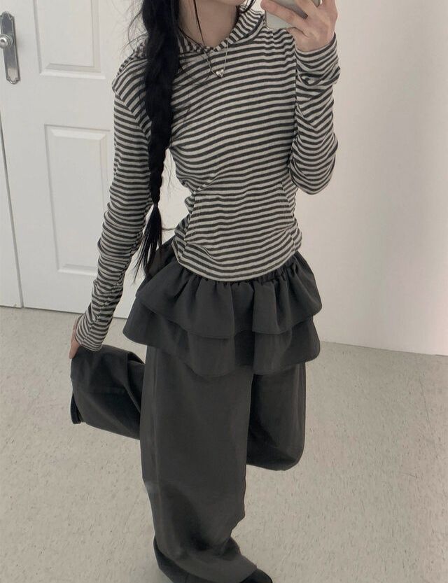 IF U-이퓨-T東大門代購女裝新品職業25春夏推薦熱賣休閑褲IF U休閑褲