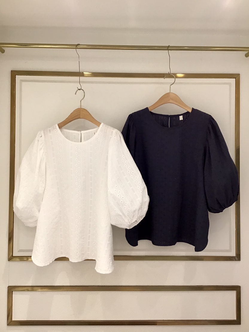 LAUNDRY韓國直郵女士新品人氣25春夏推薦職業襯衫蕾絲衫刺繡LAUNDRY襯衫/蕾絲衫